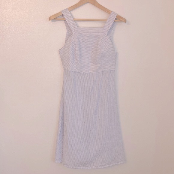 Ioanna Kourbela | Blue + White Striped Sundress - Picture 1 of 8